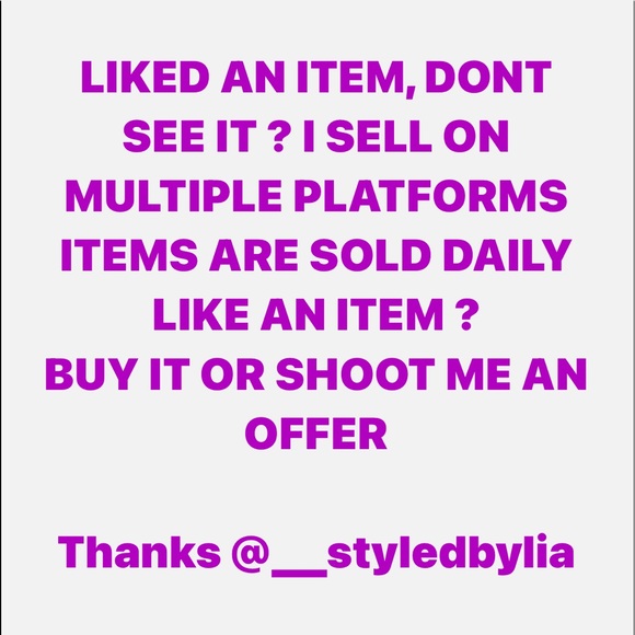 Don’t miss out on an item